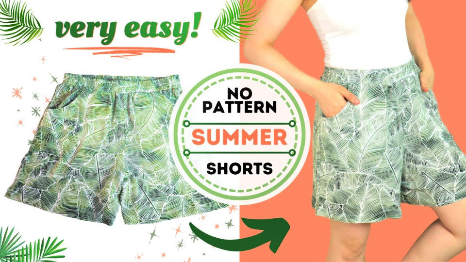 25 Free Shorts Sewing Pattern - PDF Shorts Pattern