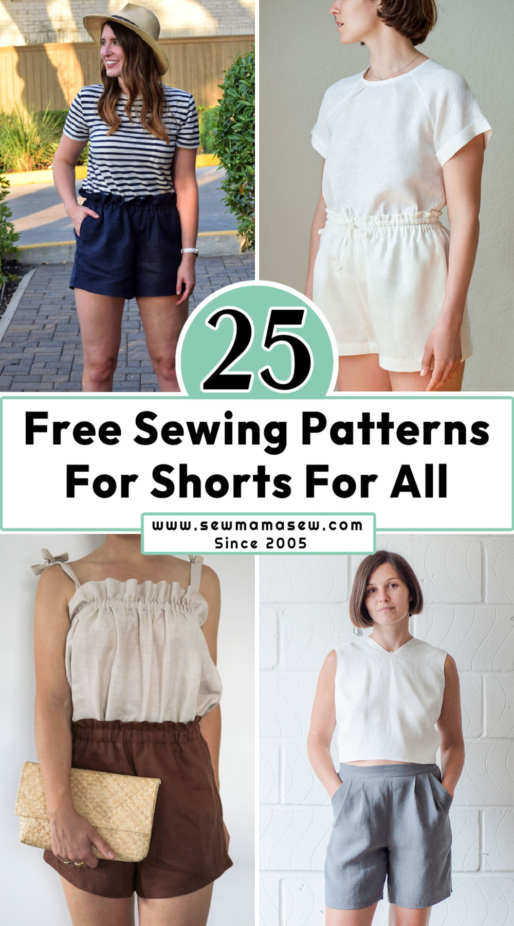 25 Free Shorts Sewing Pattern PDF Shorts Pattern